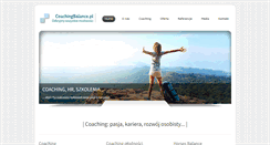 Desktop Screenshot of coachingbalance.pl